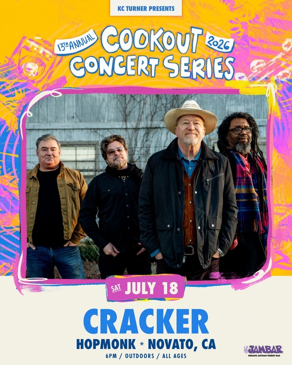 Cracker 2026–2027 tour poster